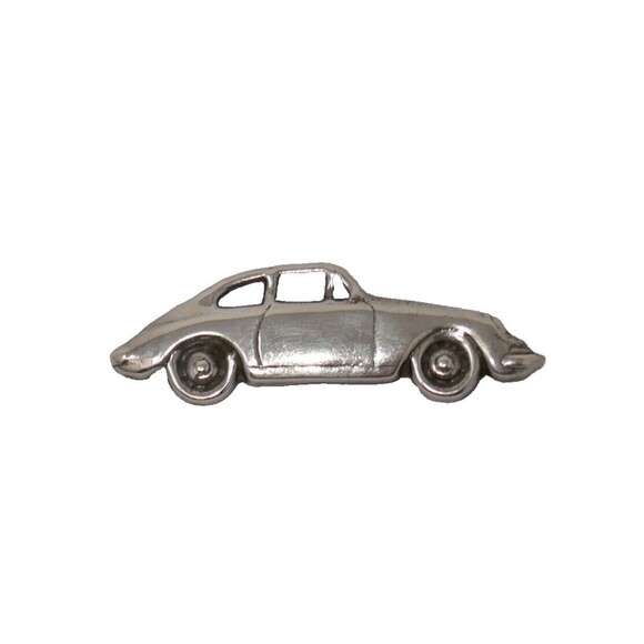 Sterling Silver Porsche 911 Automobile Brooch Pin - Picture 2 of 4
